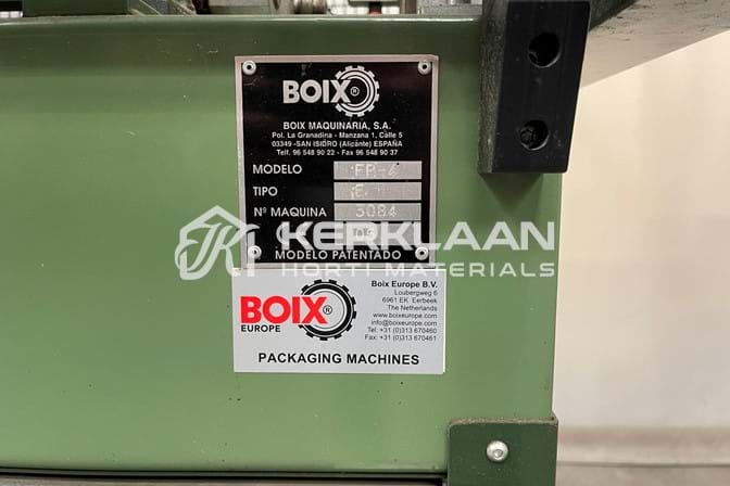 Boix dozen opzetmachine incl. stapel/uitvoer unit en Planofeeder