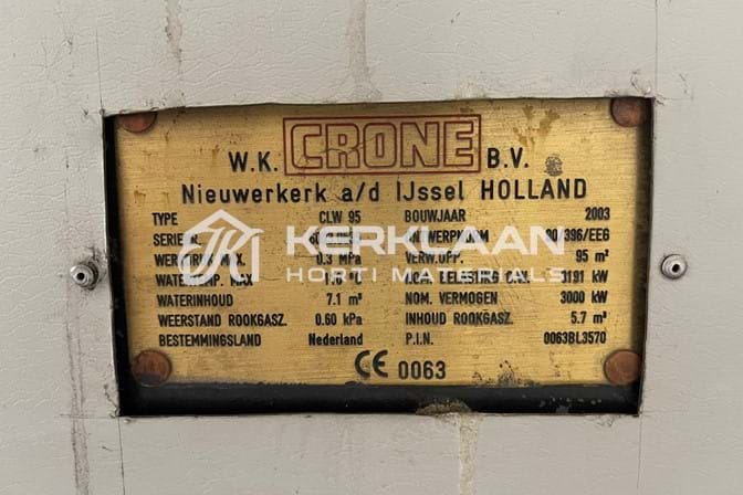 Complete Crone ketelinstallatie