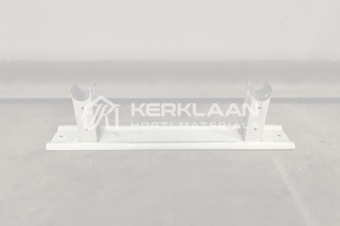 Pipe rail supports clamped 120 mm