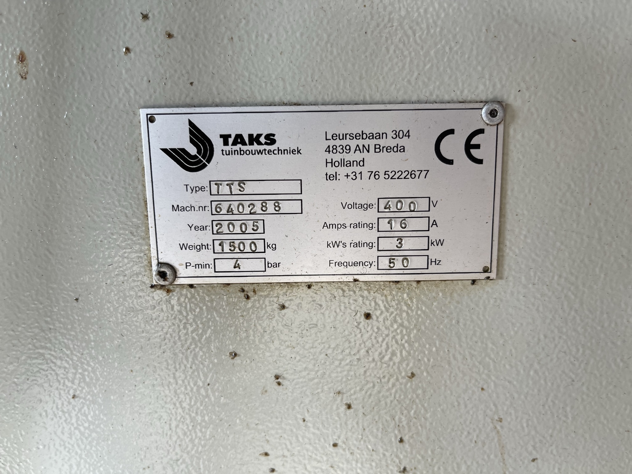 Complete Taks TTS vine tomato processing system + palletizing installation