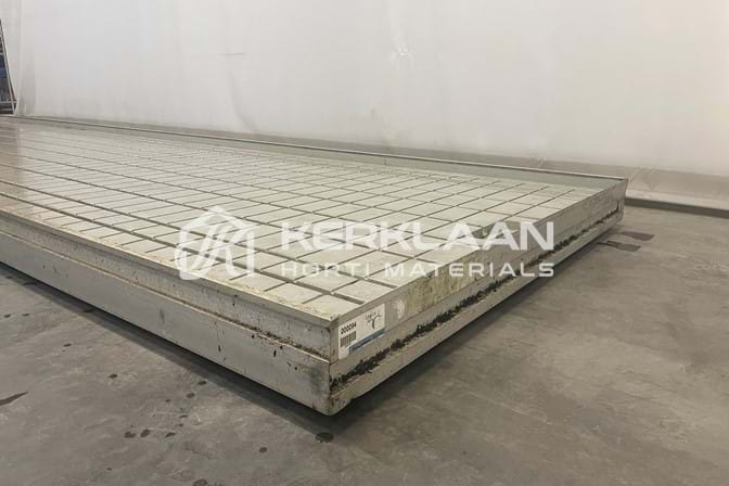 Aluminium rolcontainers met plastic eb en vloedbodem