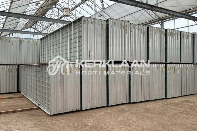 Aluminium rolcontainers met plastic eb en vloedbodem