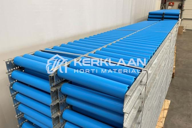 Roller conveyor belts