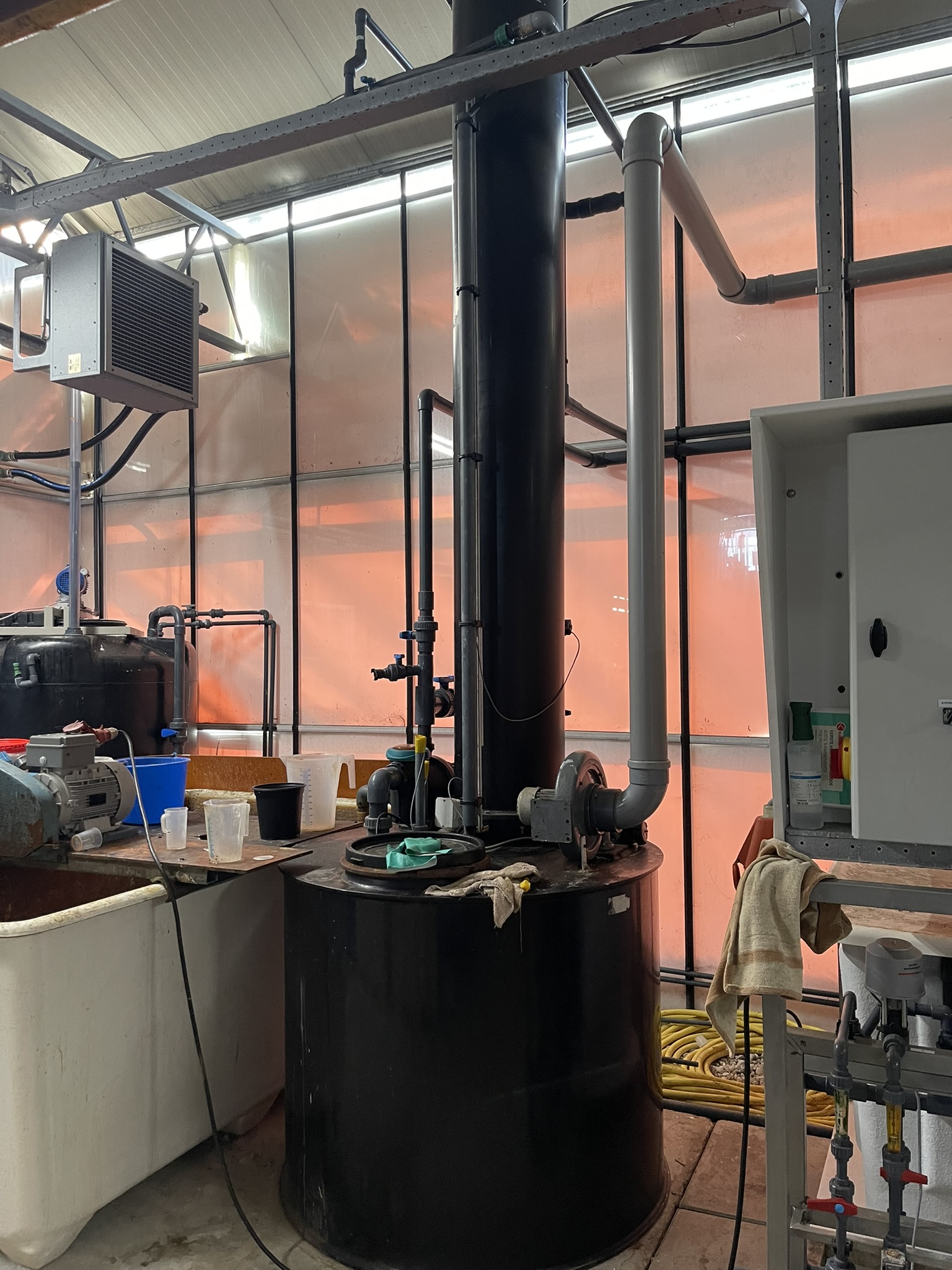 Bruine de bruin omgekeerde osmose installatie