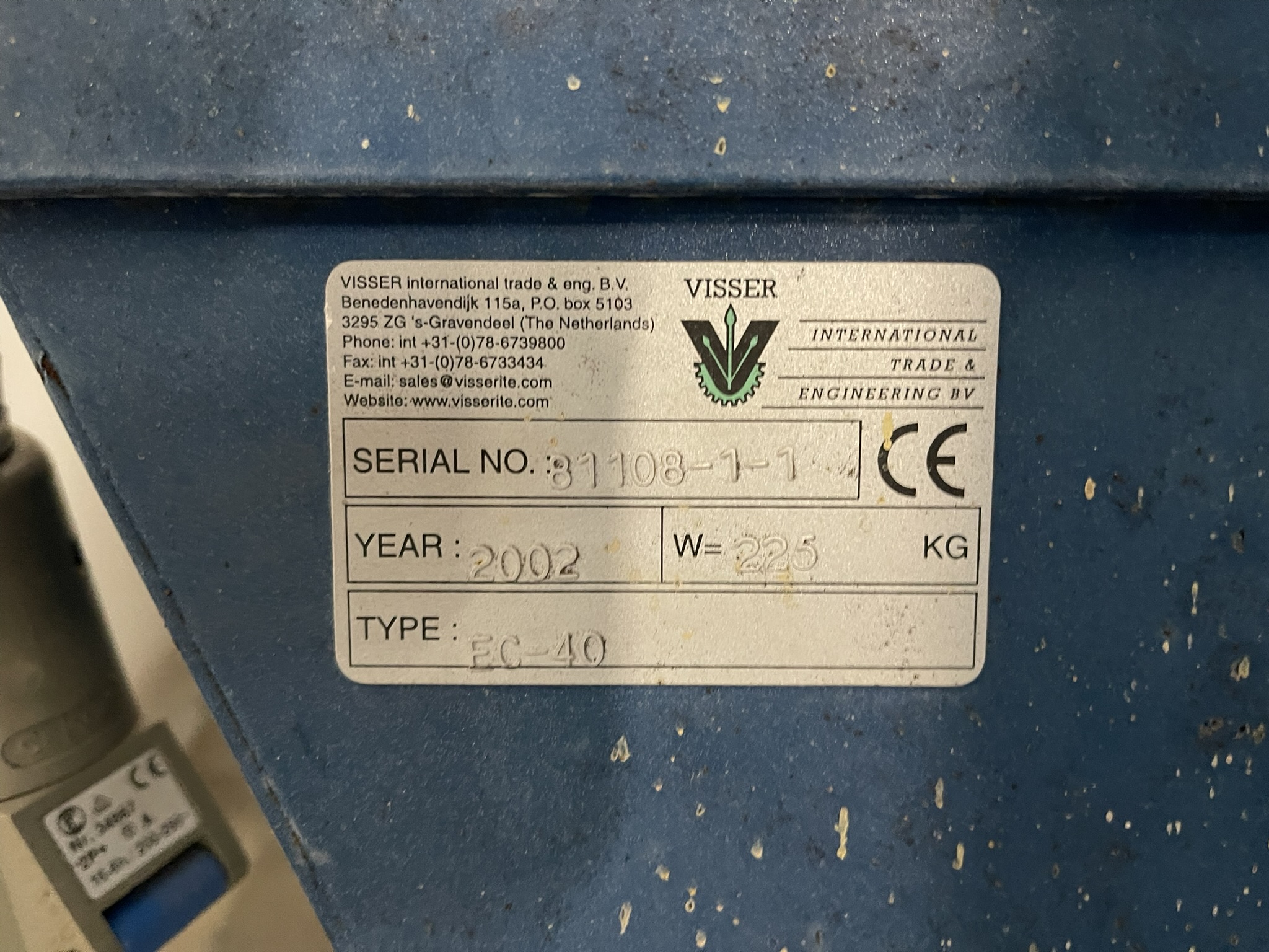 Visser trayvuller incl. aanvoerband