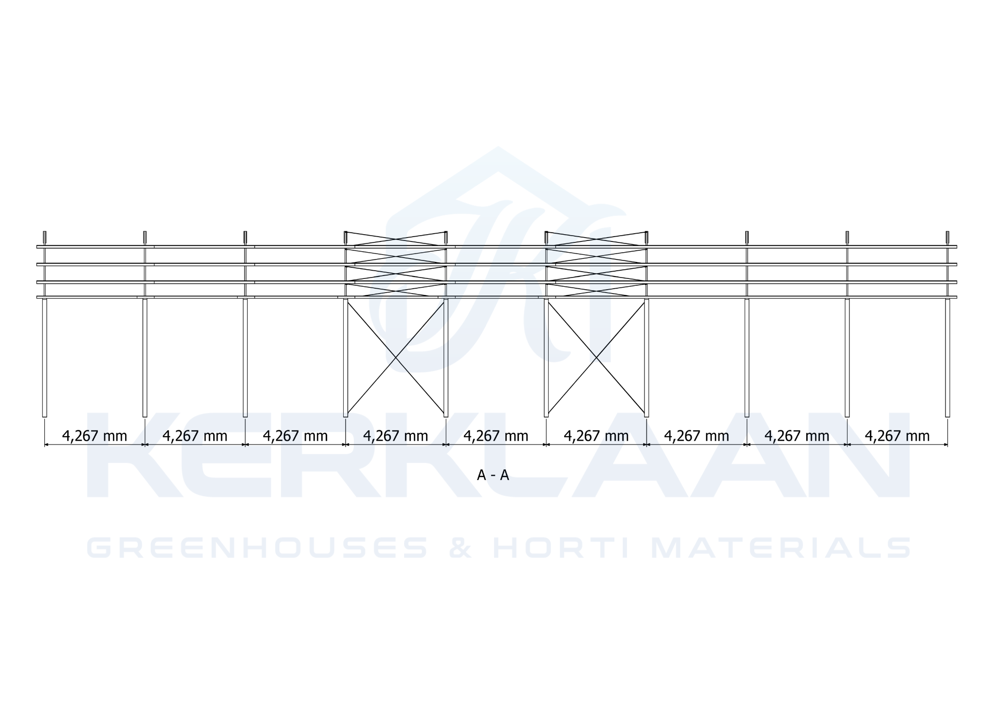 Complete staalconstructie 983 m²