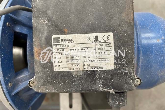 Ebara pomp 0,6 kW
