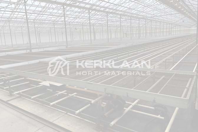 Aluminium mobile containers with mesh bottom