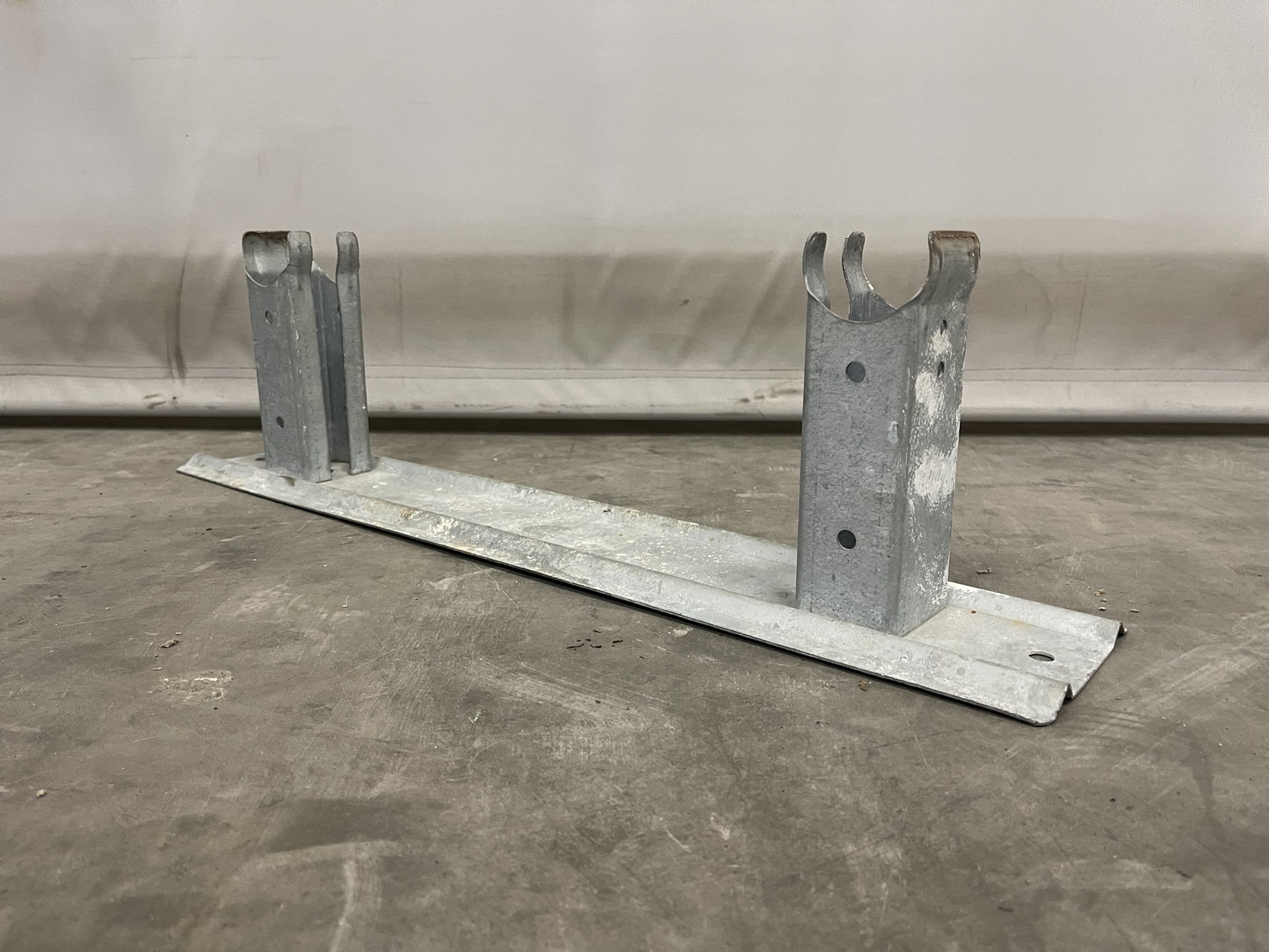 Buisrailsteunen geklemd 130 mm