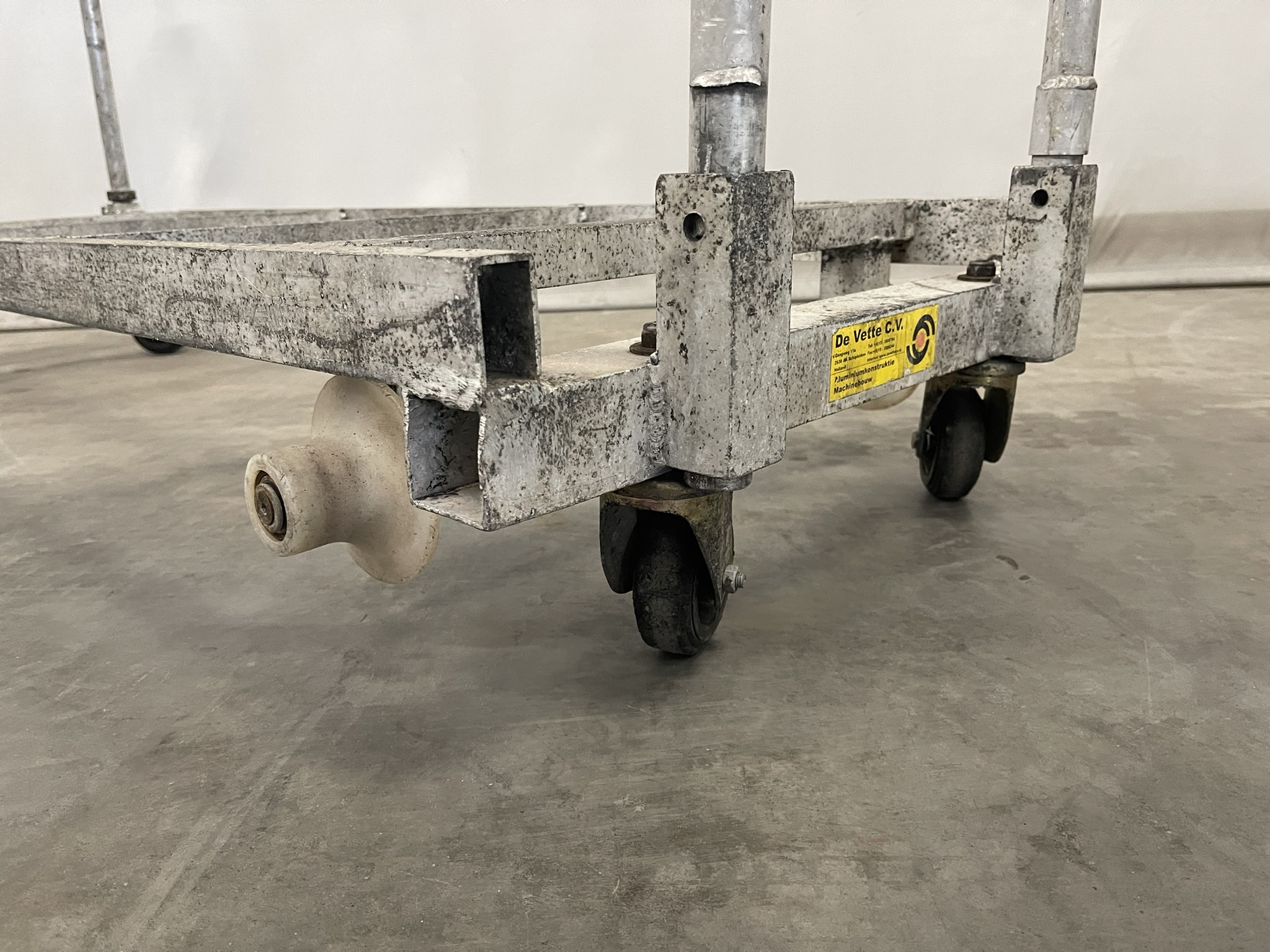 Buisrail oogstwagens