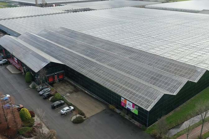 Widespan greenhouse 12,80 m 4.953 m²