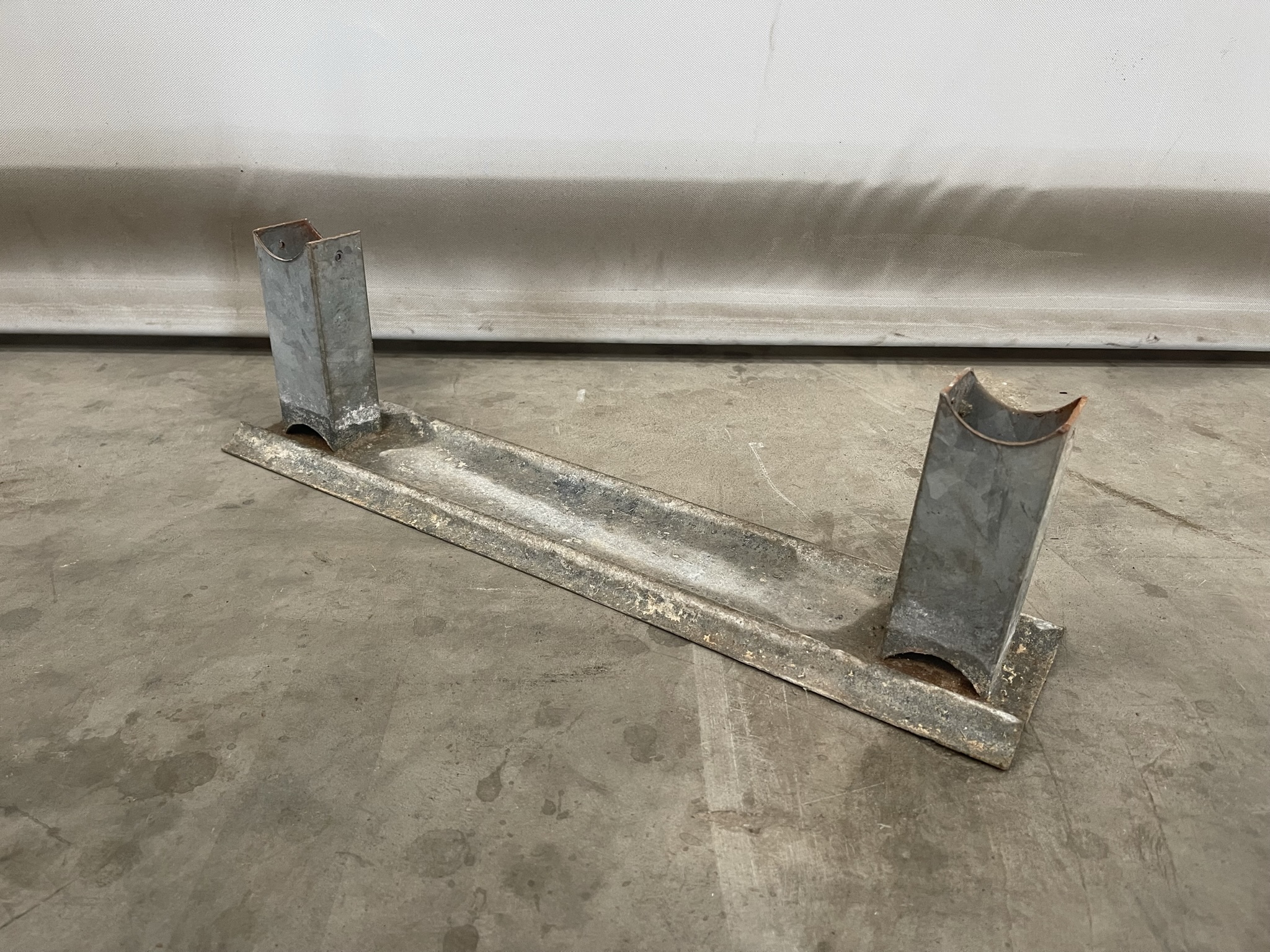 Buisrailsteunen gelast 120 mm