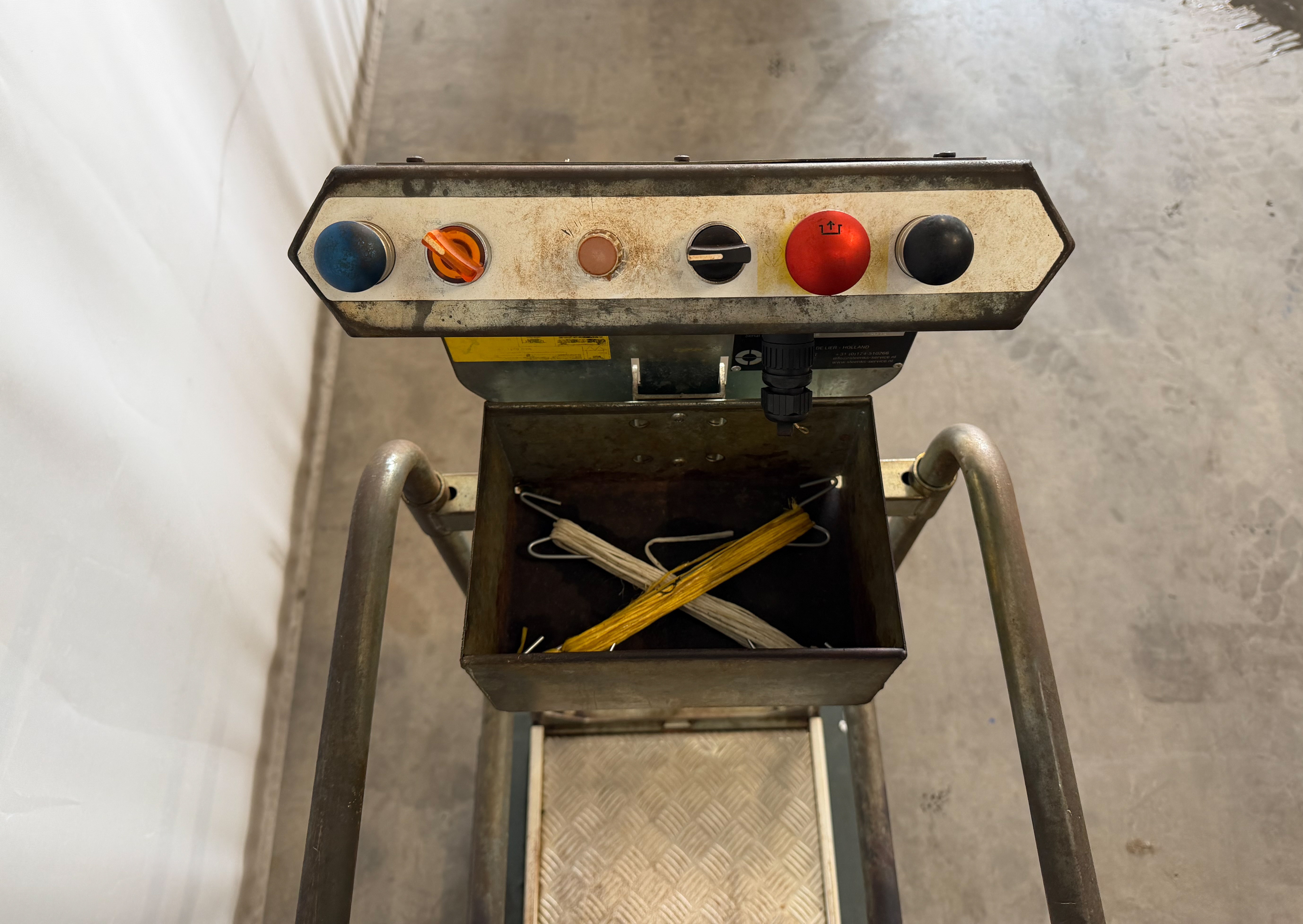 Berg buisrail hoogwerker