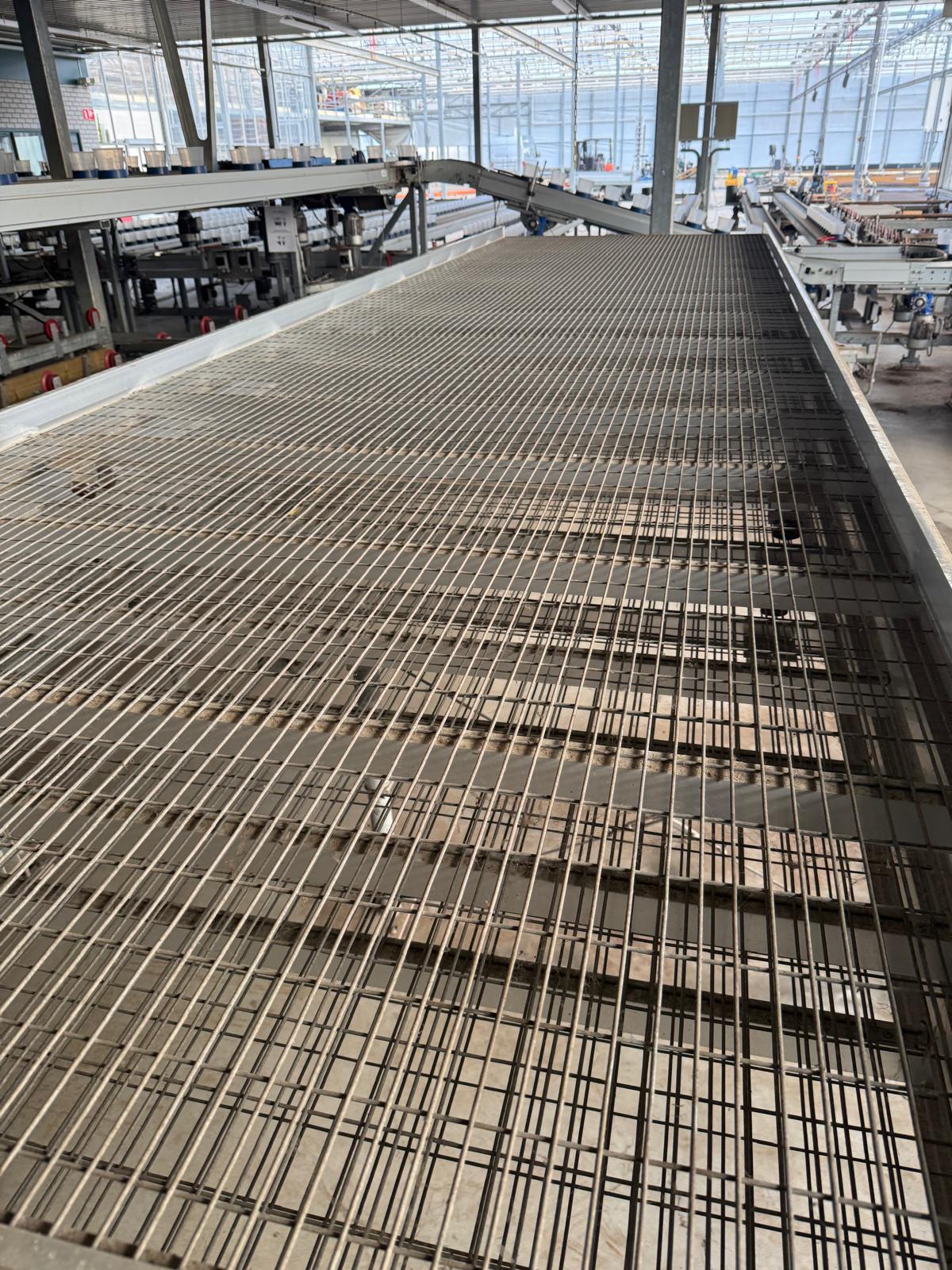 Aluminum rolcontainers met gaasbodem