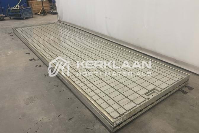 Aluminium rolcontainers met plastic eb en vloedbodem