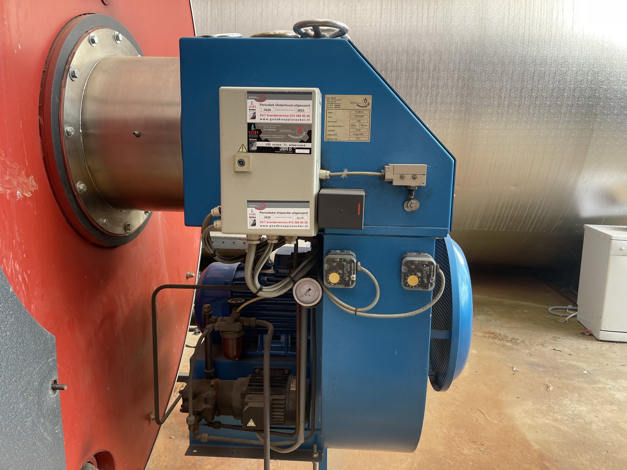 Crone boiler installation