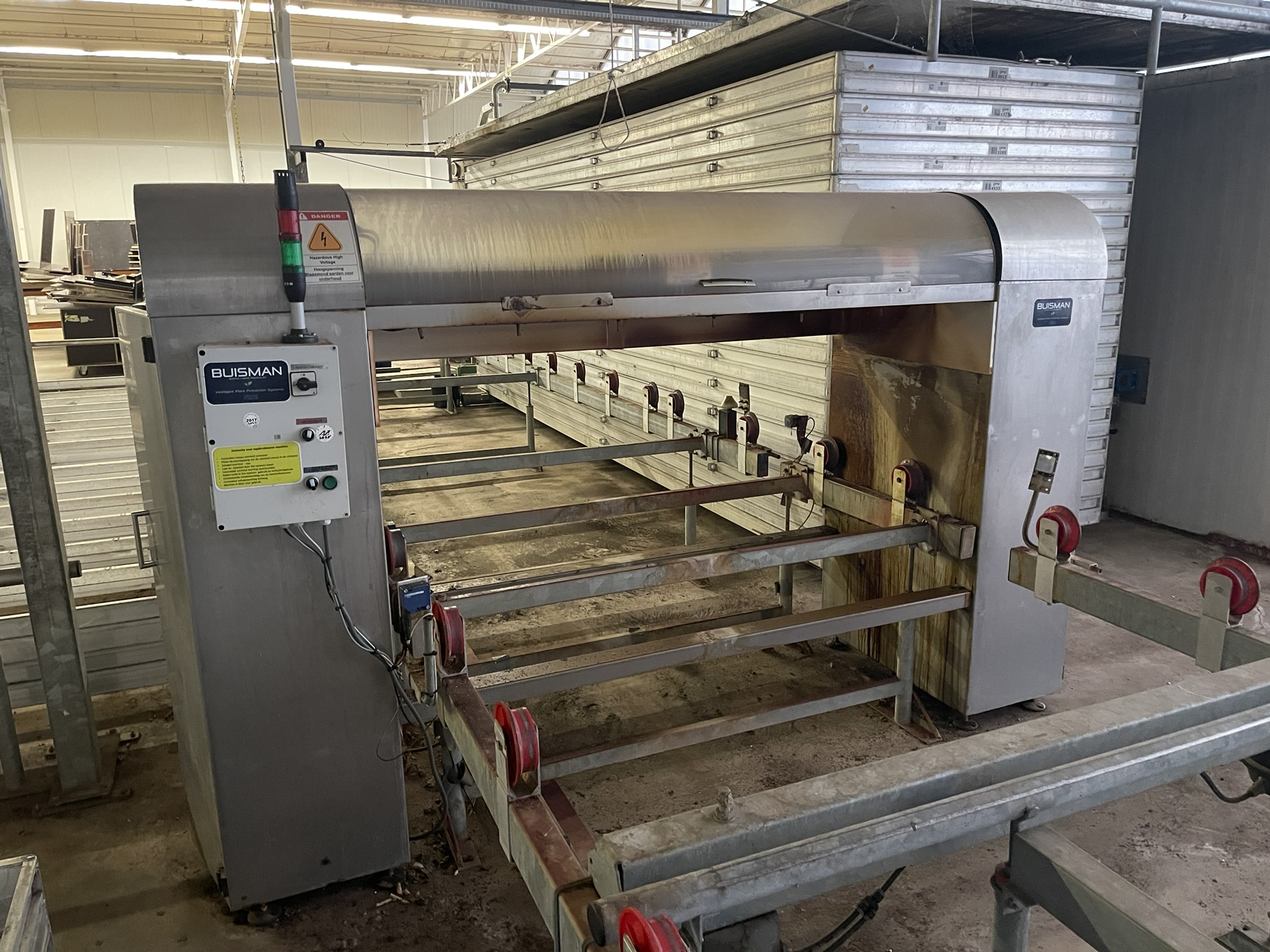 Buisman disinfection sprayer for aluminum mobile containers