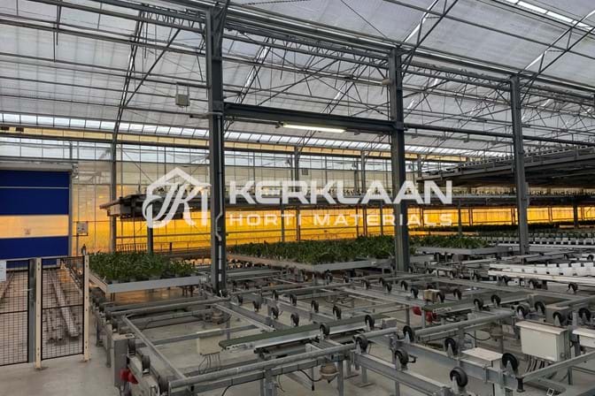 Widespan greenhouse 12,80 m 4.953 m²