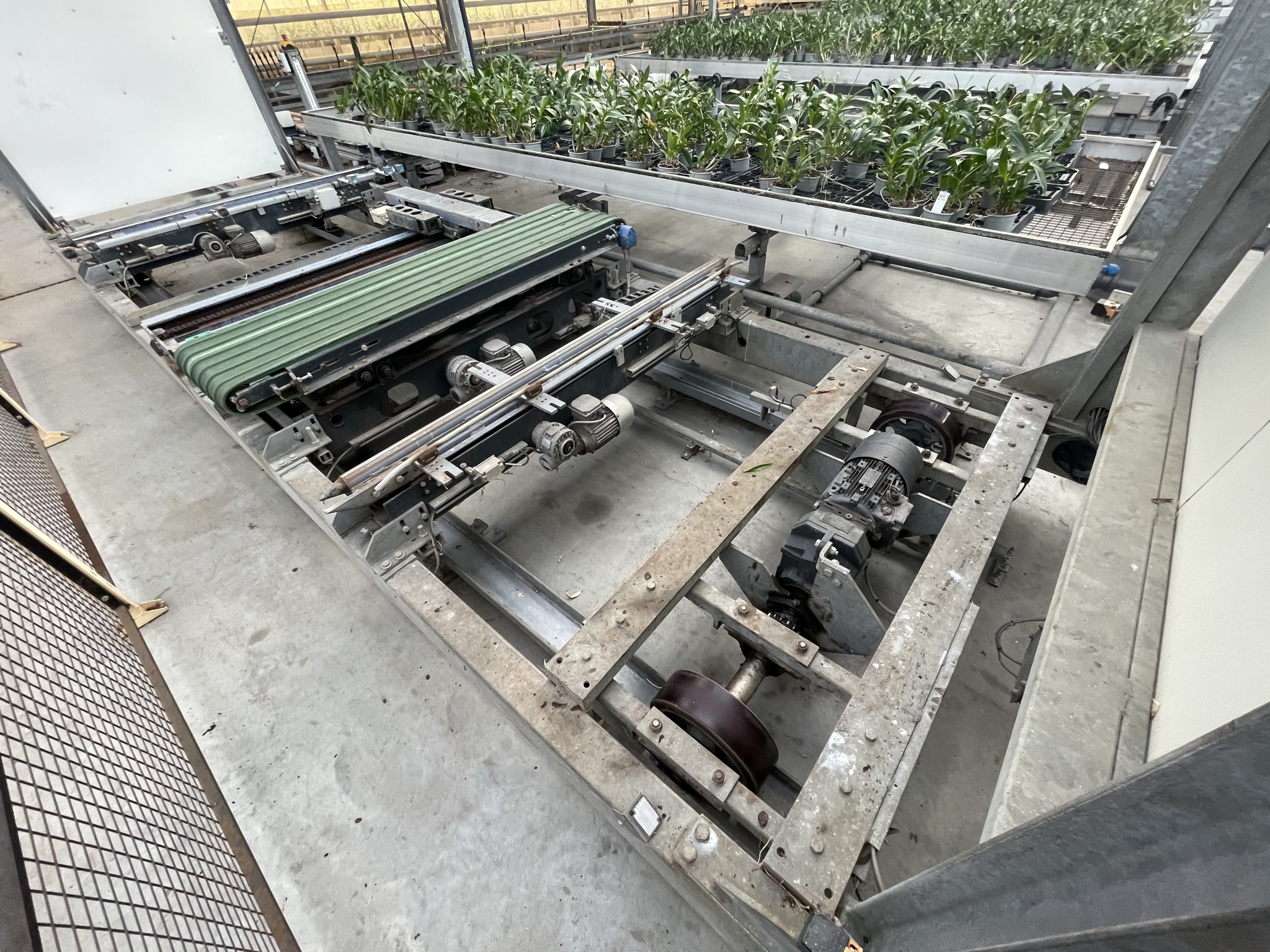 Automatic container transporter