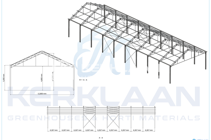 Complete steelconstruction 491 m²