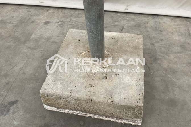 Support posts for roll container system