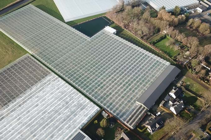 Venlo greenhouse 8,00 m 19.008 m²